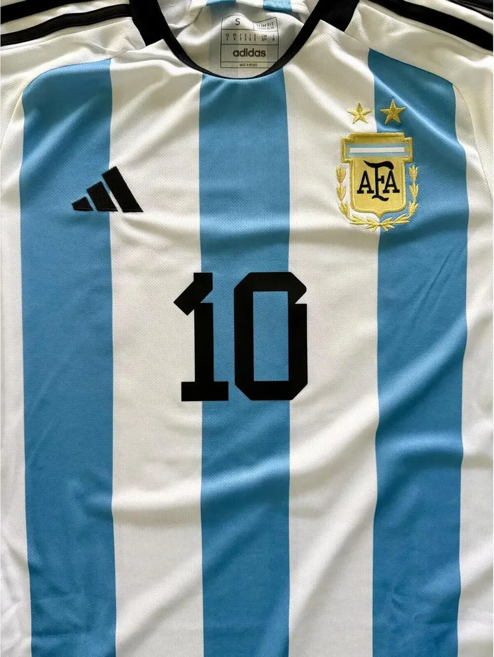 24 HOUR SALE Small Adidas Lionel Messi Argentina Qatar 2022 Stadium Version - Picture 4 of 5